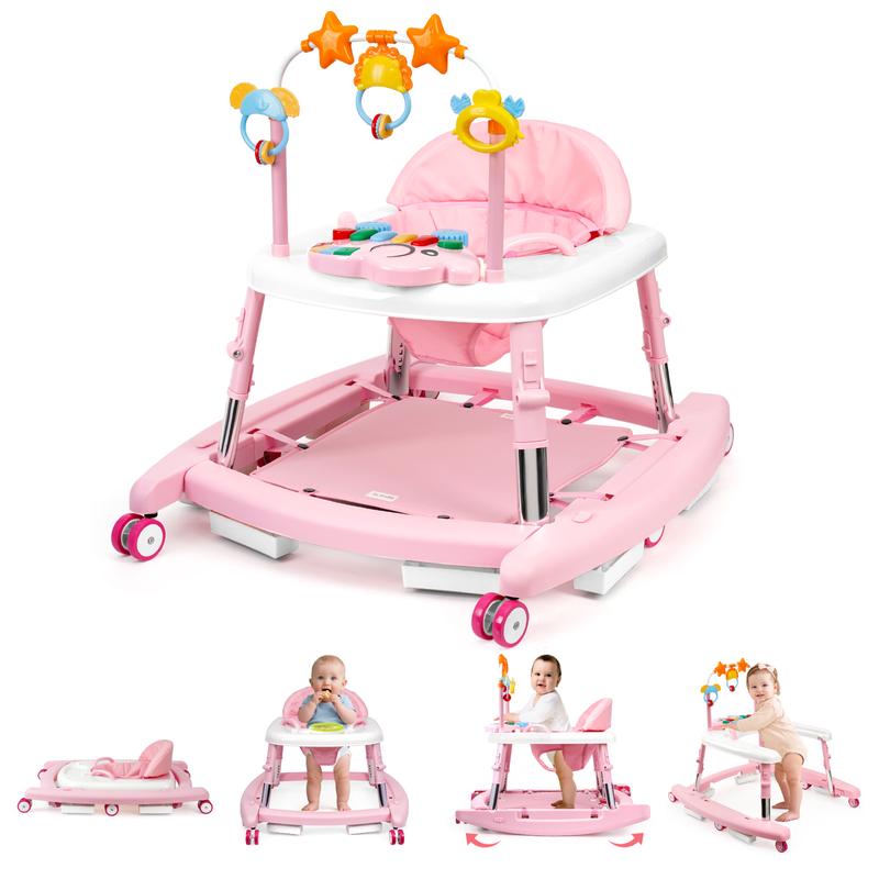 Multifunctional Baby Walker with Music, Lights & Toys