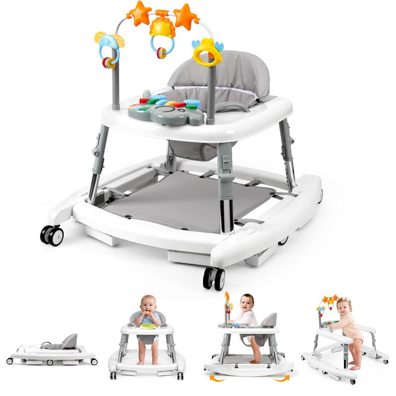 Multifunctional Baby Walker with Music, Lights & Toys